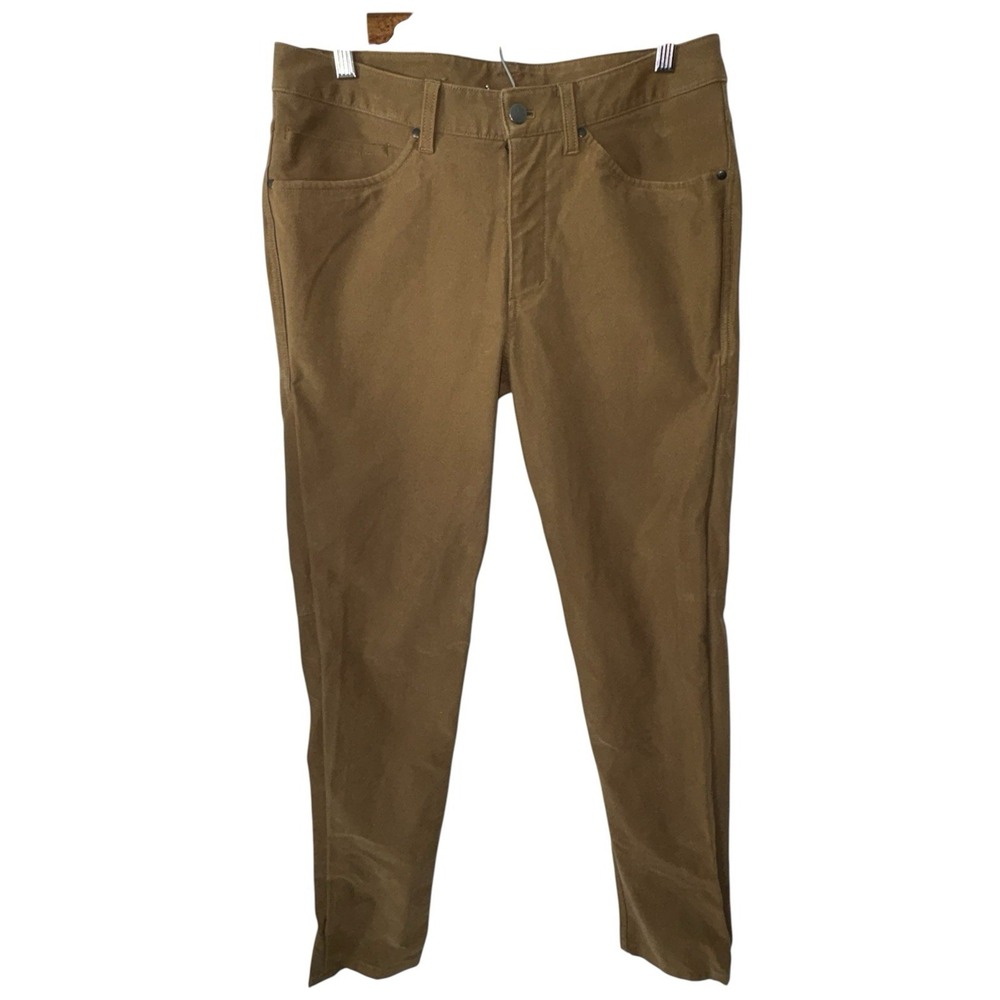 Lululemon Pants Brown ABC Utilitech Slim Fit Chino M5ABNS Men's 31x31 * Read - Picture 2 of 14